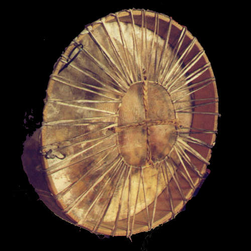 Back of Kingfisher and Salmon Drum