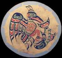 Kingfisher and Salmon Drum (Tony Hunt Jr.)