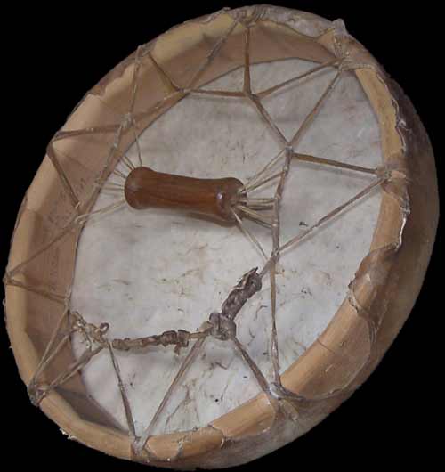 Back of Spirit in the Moon Drum